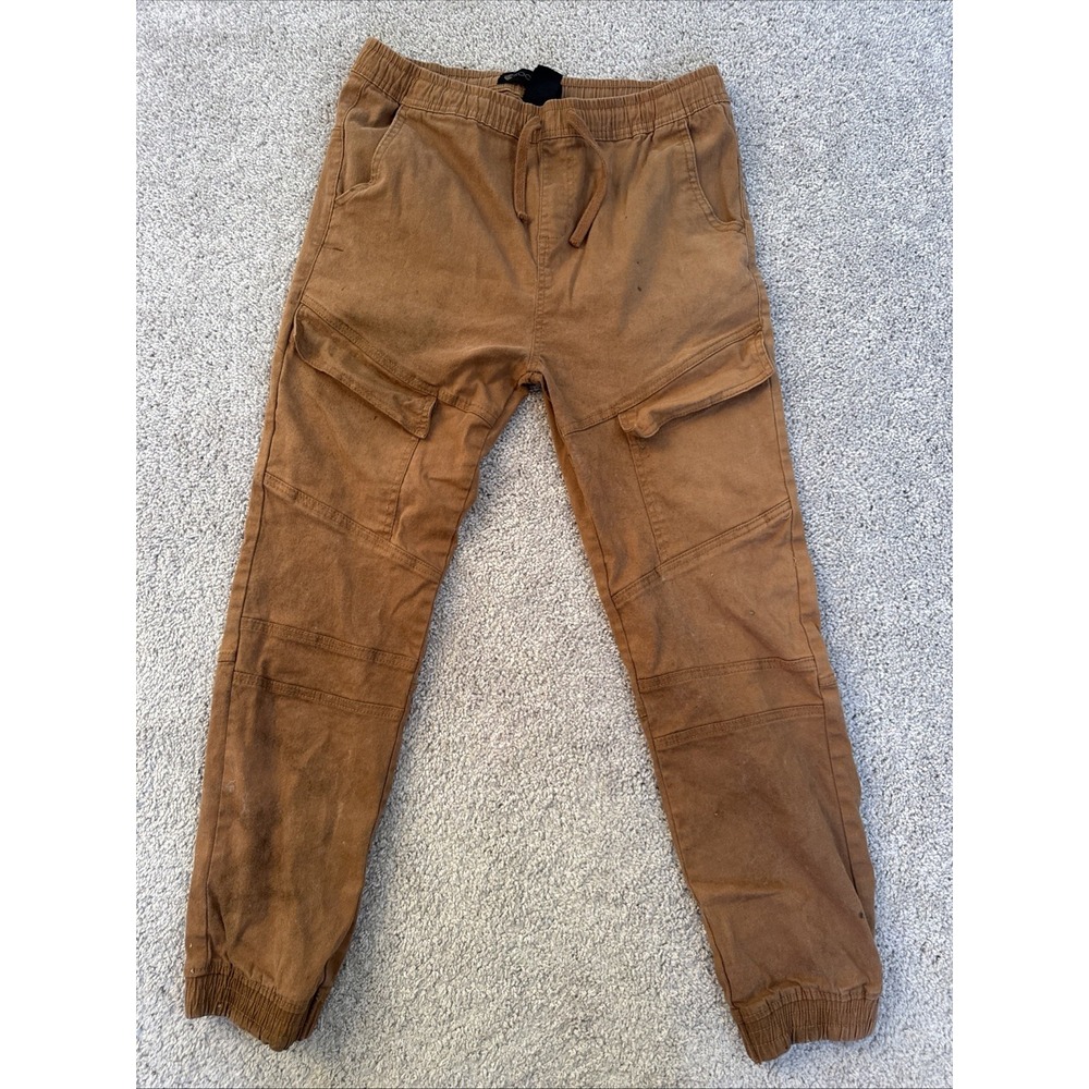 Rocawear Stretch Joggers Camel Size L Work Pants FLAW‎